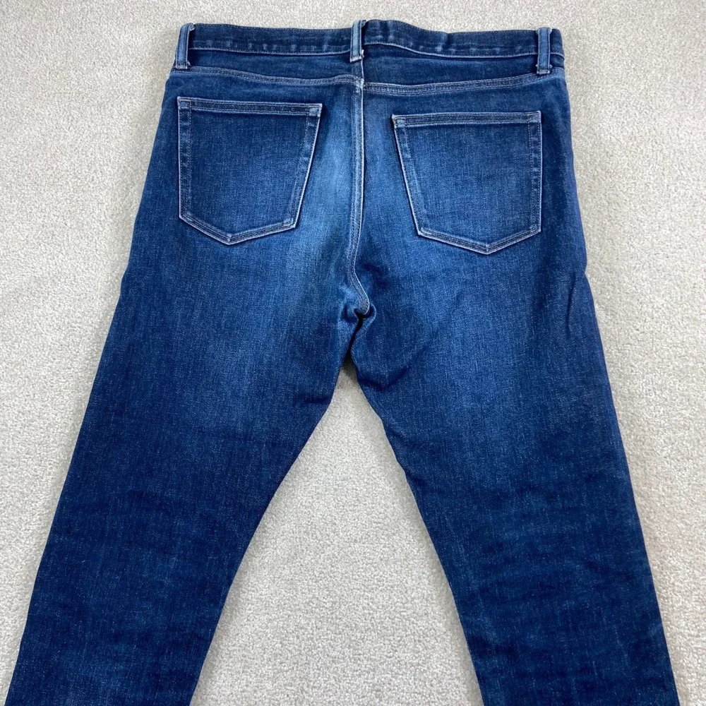Uniqlo Jeans Mens 34x32 (Fits 36x31) Slim Fit Stretch Selvedge Detail 321-461579